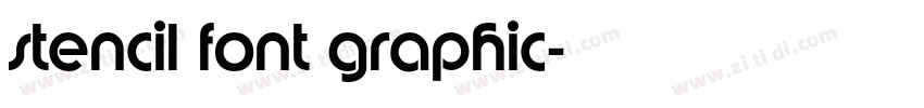stencil font graphic字体转换